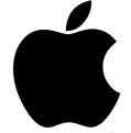 Apple black logo